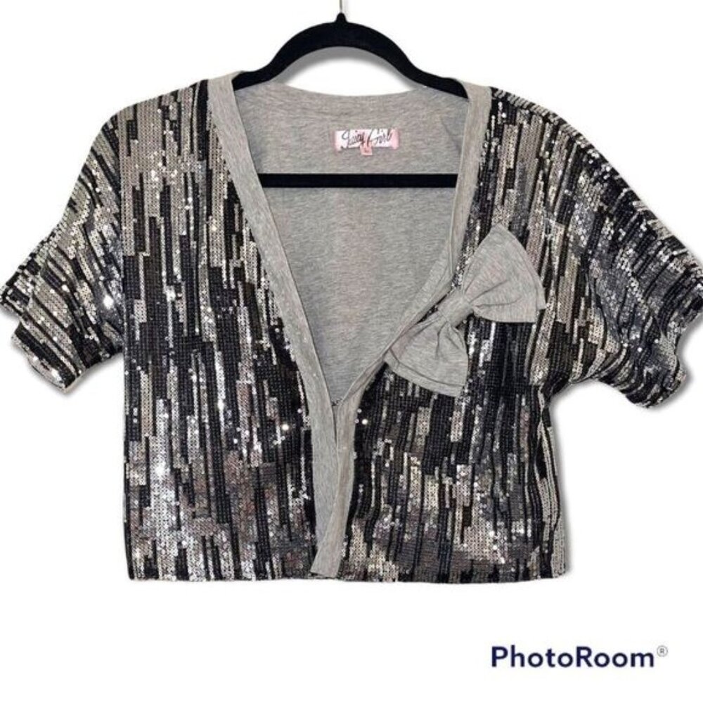 NEW sequin jacket with bow detail​​